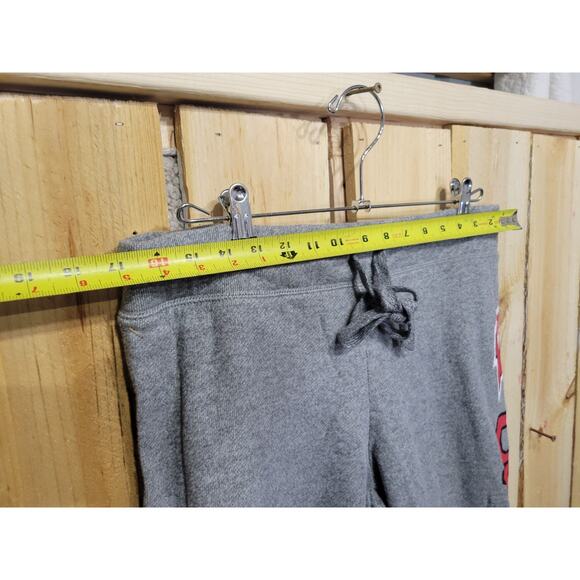 Wisconsin Badgers Fleece Pants Pullover Adult Medium 34 X 28 Gray - Picture 5 of 9